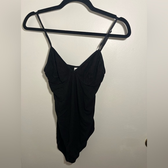 American Apparel Sophia Ribbed Bodysuit - Picture 2 of 6